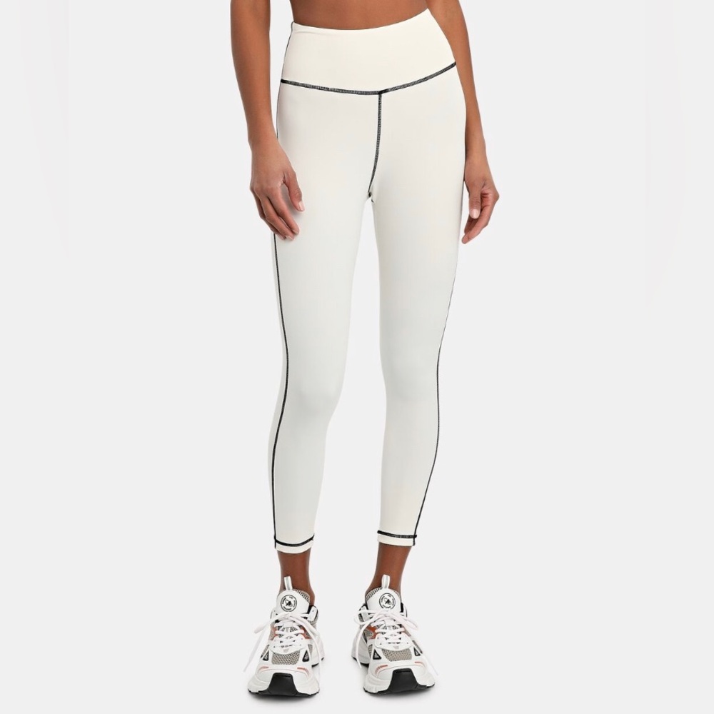 We Wore What Corset Full Length Leggings In Cream Size Medium
